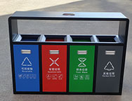 金屬四分類(lèi)垃圾桶
